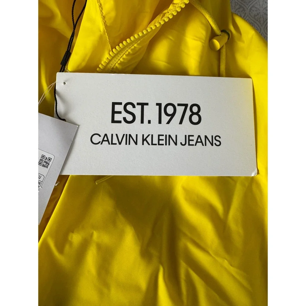 Calvin Klein Jeans Est. 1978‎ Mens Anorak Windbreaker Jacket Small OVERSIZED